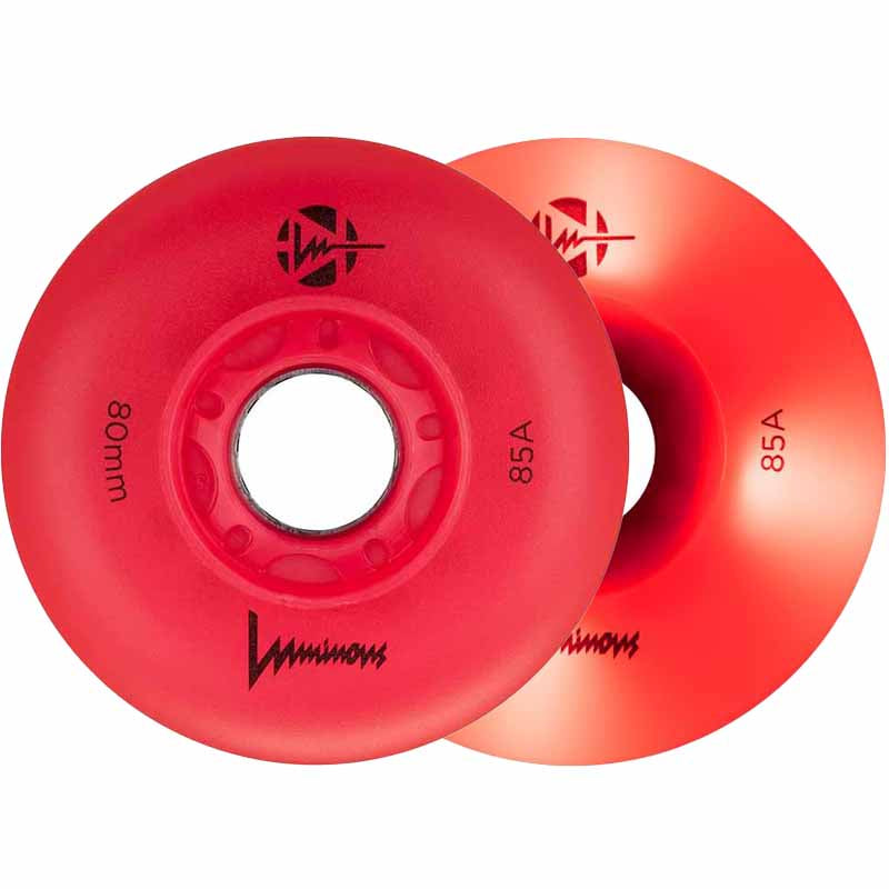 Luminous LED 80mm/85A Wheels (Pack of 4)