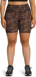 The North Face - Elevation Bike Short - Women's - Cosmo Pink Bird Camo Print