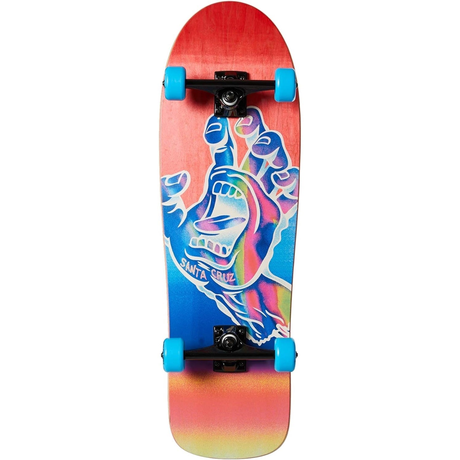 Santa Cruz Iridescent Hand Cruiser Skateboard Complete - 9.7″