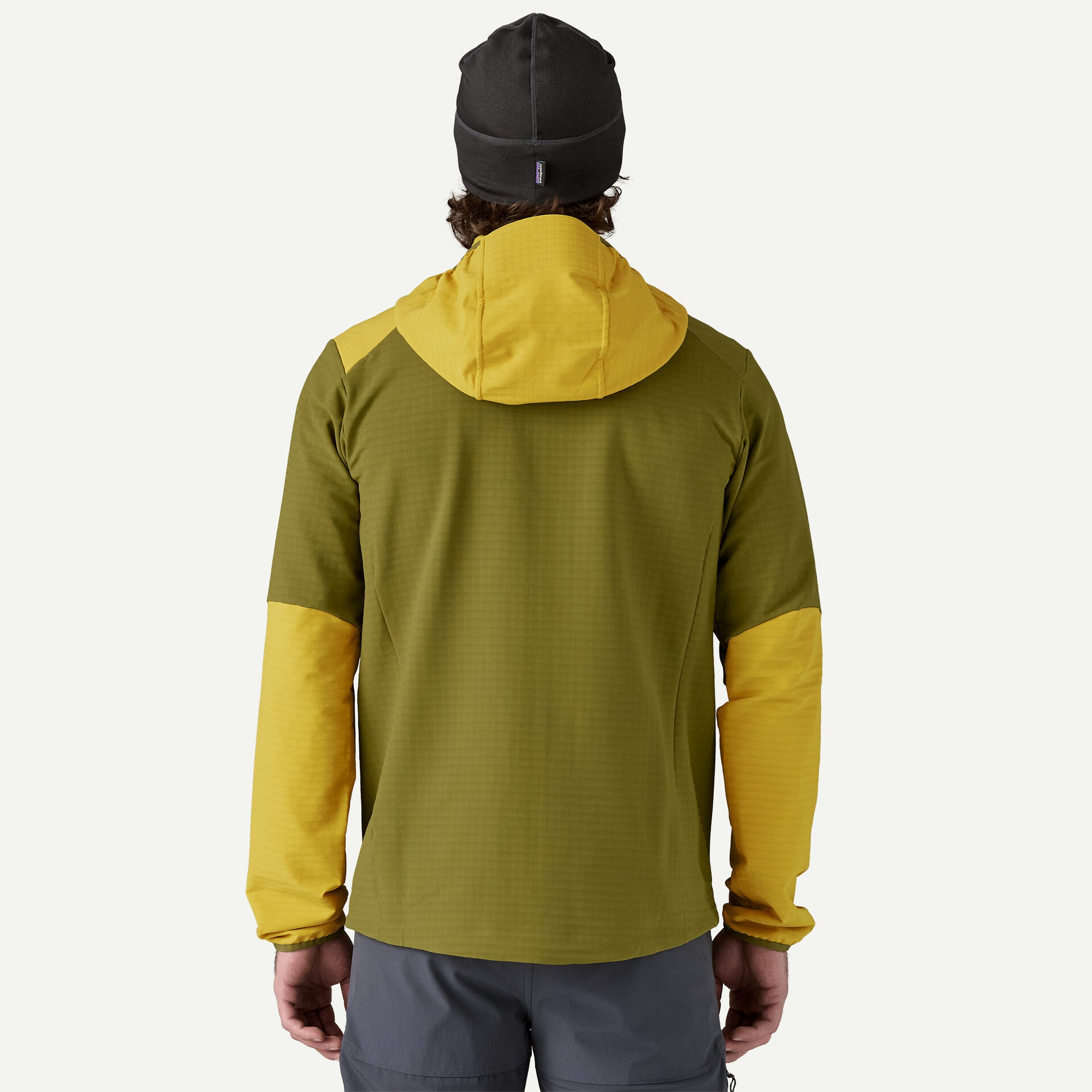 PATAGONIA Men's R1® TechFace Fleece Hoody cod. 83578 GRAZE GREEN