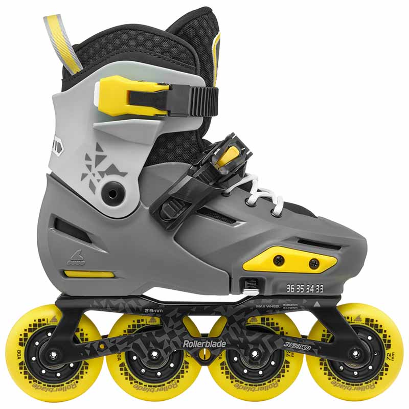 Rollerblade Apex Charcoal Kids Skates