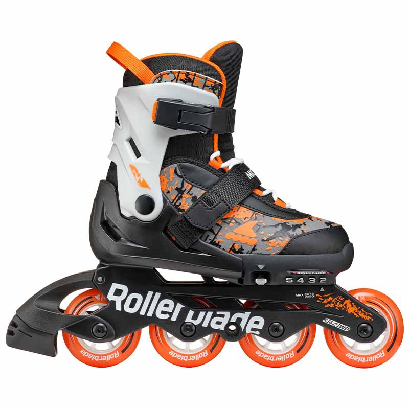 Rollerblade Microblade SL Black Orange Kids Skates