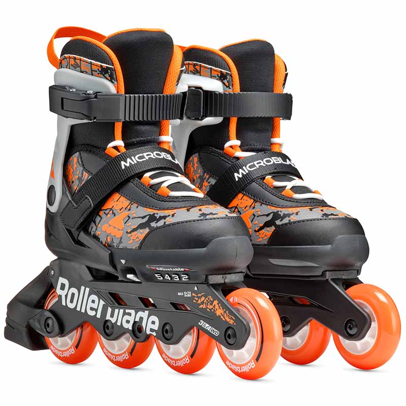 Rollerblade Microblade SL Black Orange Kids Skates