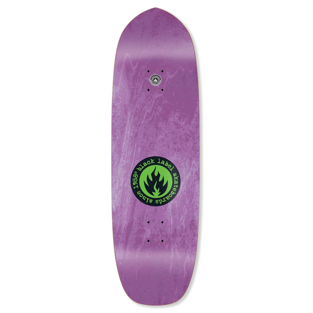 Black Label Skateboard Deck Jason Adams Curb Surfer 9.75" x 32.825"