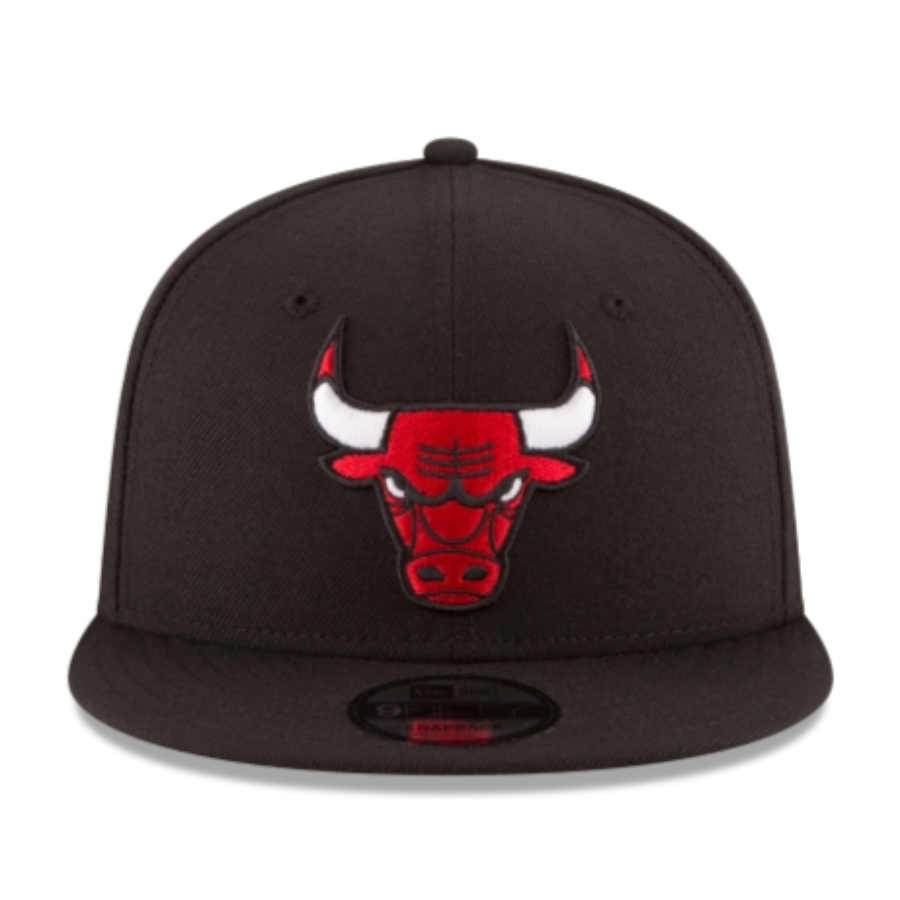 CHICAGO BULLS BLACK HIGH CROWN 9FIFTY SNAPBACK
