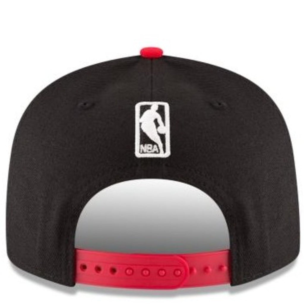 CHICAGO BULLS NEW ERA 2TONE OTC BLACK 9FIFTY SNAPBACK-BLACK/RED