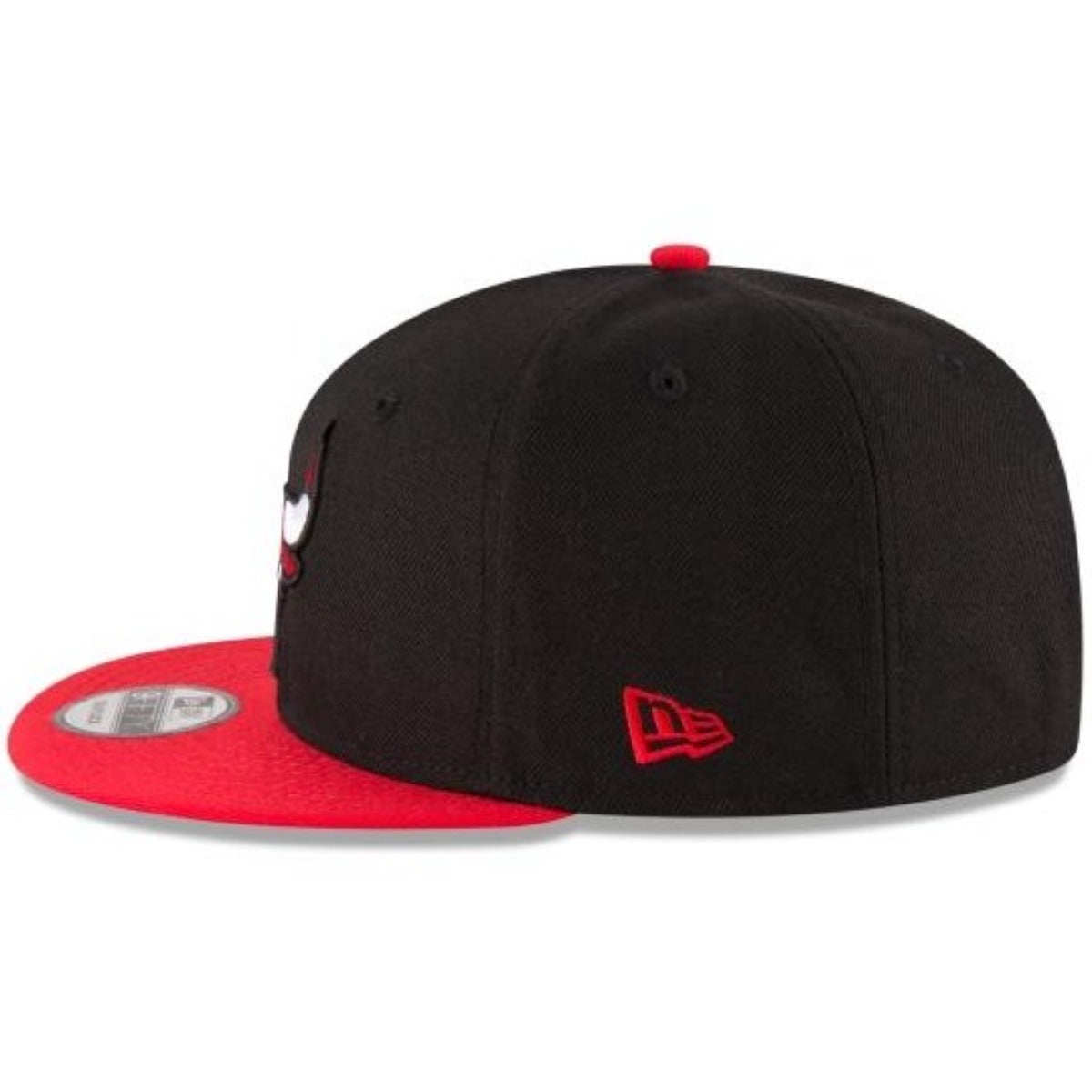 CHICAGO BULLS NEW ERA 2TONE OTC BLACK 9FIFTY SNAPBACK-BLACK/RED
