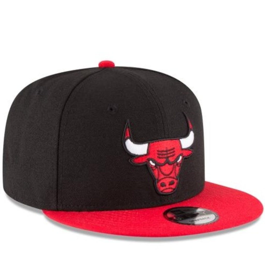 CHICAGO BULLS NEW ERA 2TONE OTC BLACK 9FIFTY SNAPBACK-BLACK/RED