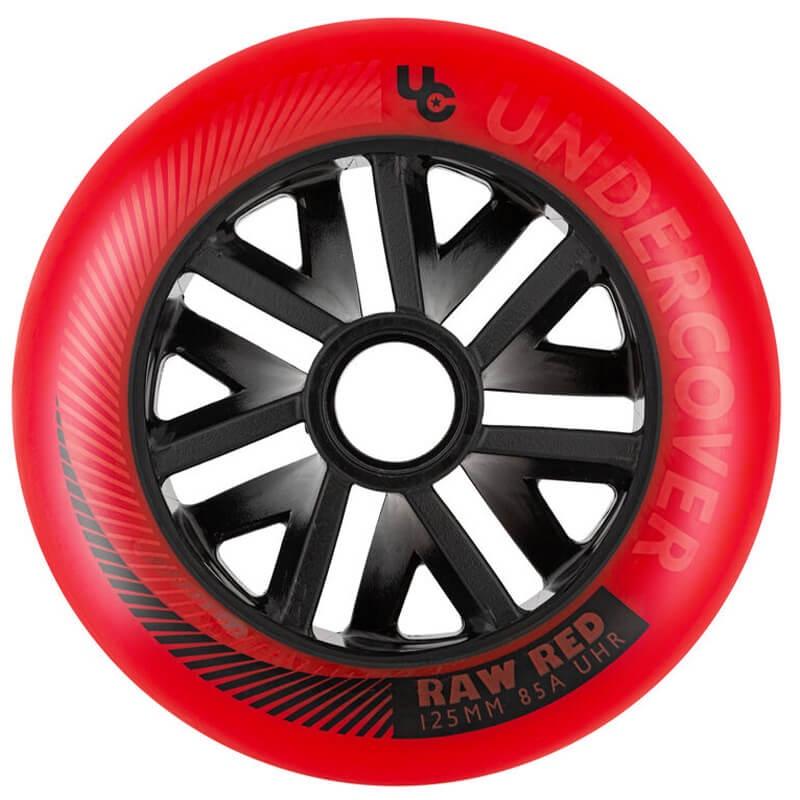 Undercover Raw Red 125mm/85A Wheels (Pack of 6)