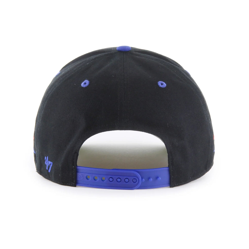 Edmonton Oilers NHL 47 Brand Men's Black Diamond Hitch Snapback Hat
