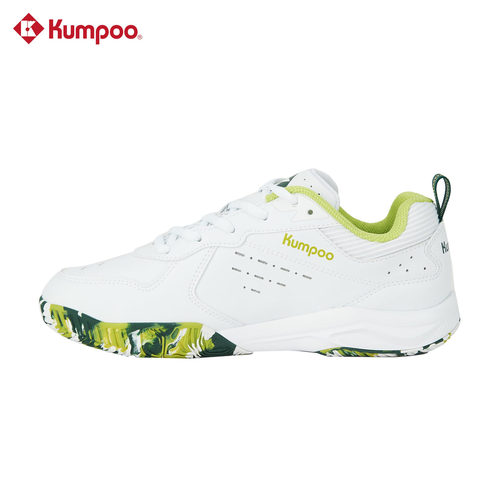 Kumpoo KH-E317 Badminton Shoe (White/Green)