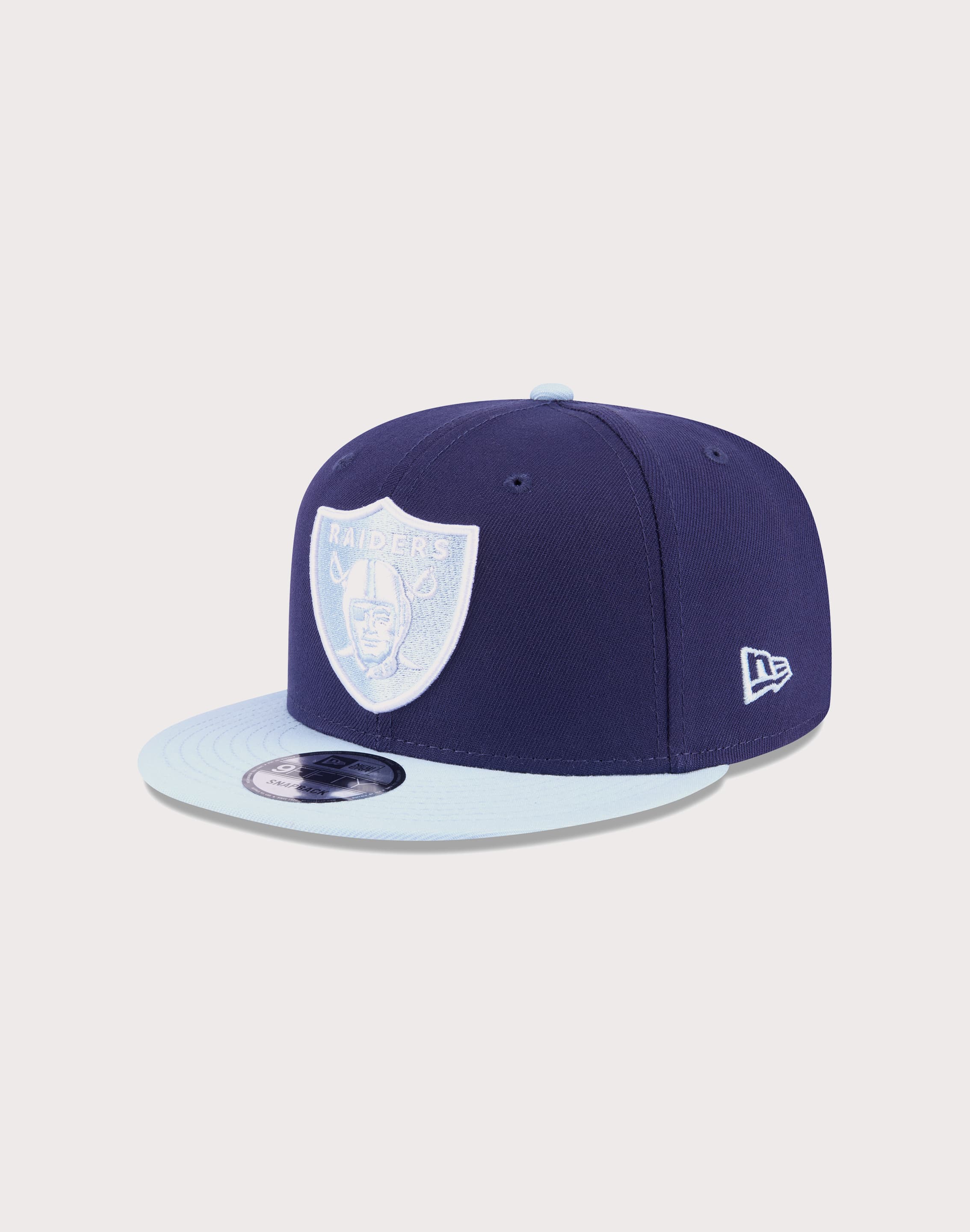 New Era Las Vegas Raiders 2-Tone Color Pack 9FIFTY Snapback Hat-Navy/Light Blue