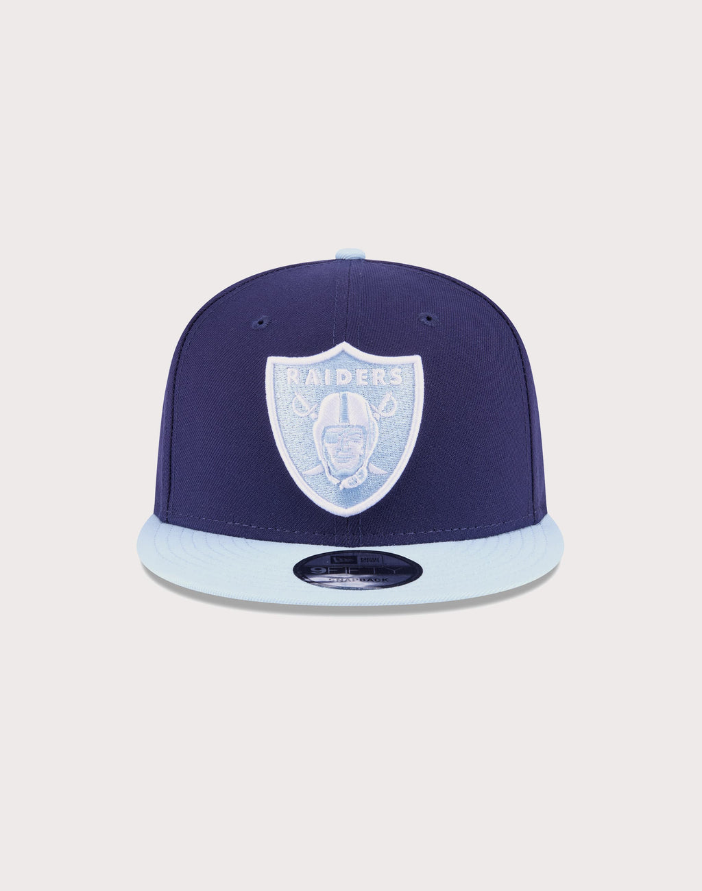 New Era Las Vegas Raiders 2-Tone Color Pack 9FIFTY Snapback Hat-Navy/Light Blue