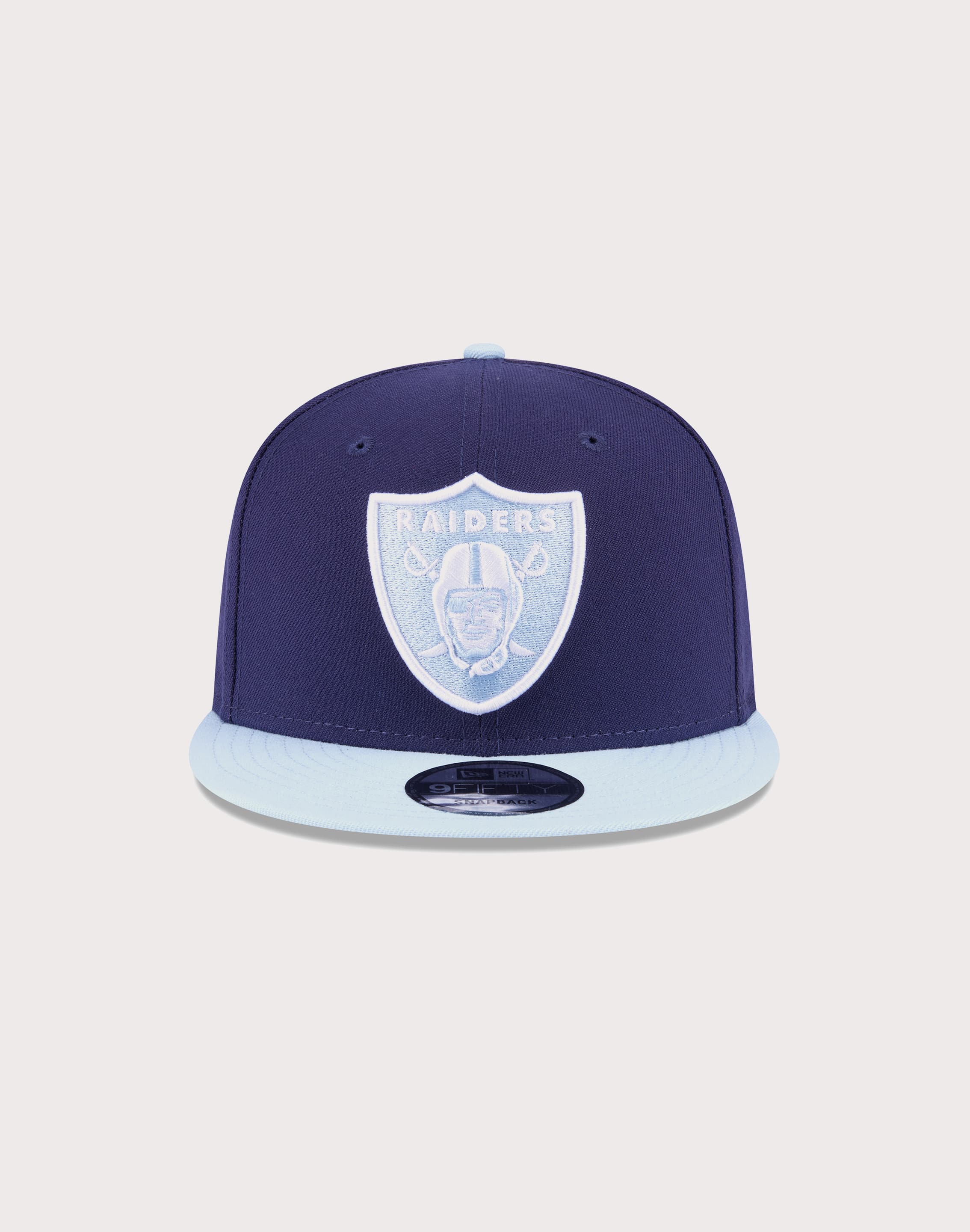 New Era Youth Las Vegas Raiders 2-Tone Color Pack 9FIFTY Snapback Hat-Navy/Light Blue