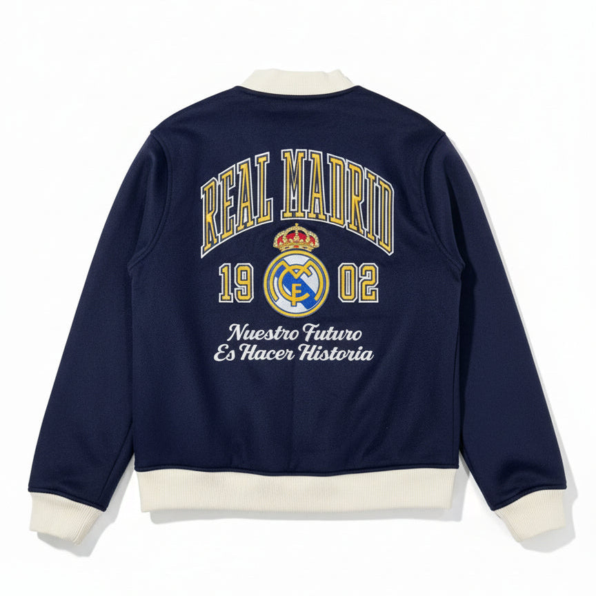 Sport Design Sweden Real Madrid Men's Varsity Wool Jacket
