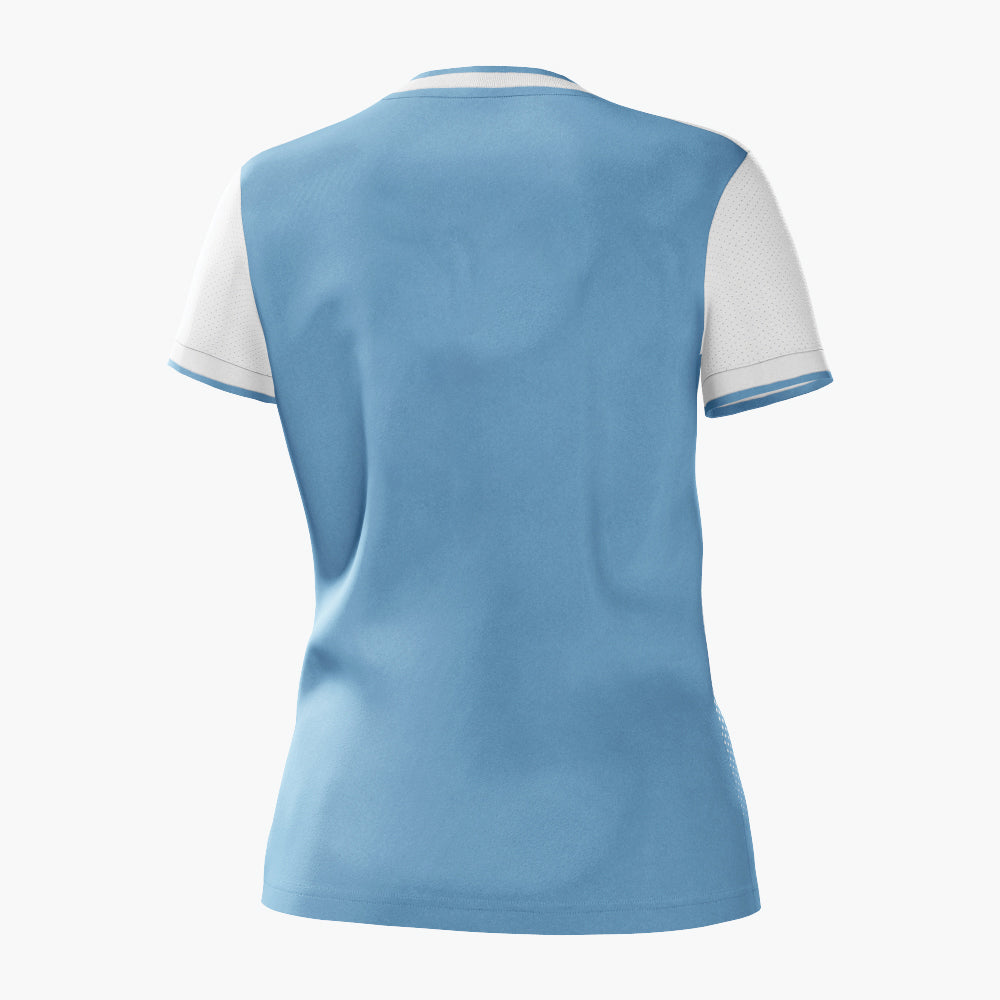adidas Micomp Soccer Jersey White/Sky Youth and Women's