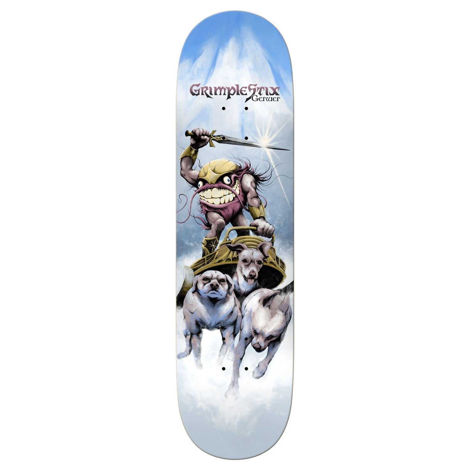 Anti Hero Skateboard Deck Grimplestix Barbarians Gerwer 8.28" x 31.7"