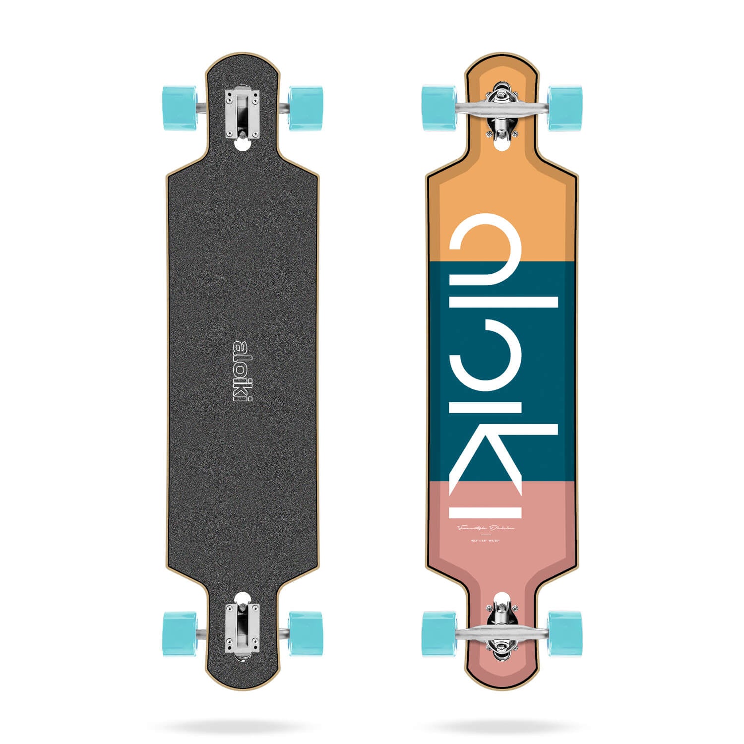 Aloiki Longboards Tre Drop Through 9.6" x 40.2"