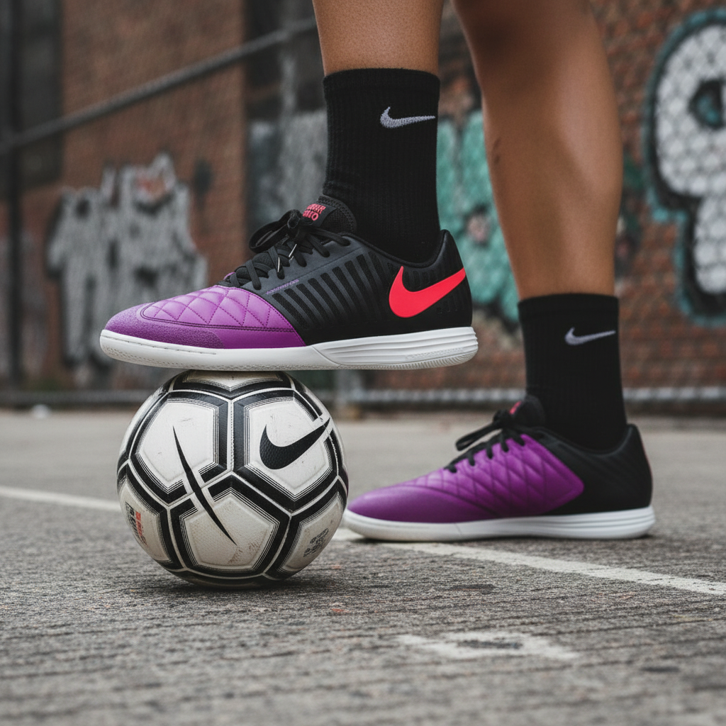 Nike Lunargato II Indoor/Court Low-Top Soccer Shoes