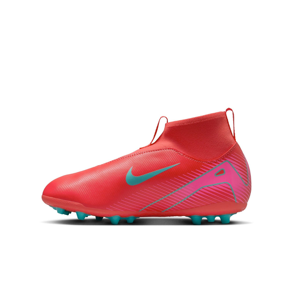 Nike Jr. Mercurial Superfly 10 Academy Little/Big Kids' AG High-Top Soccer Cleats