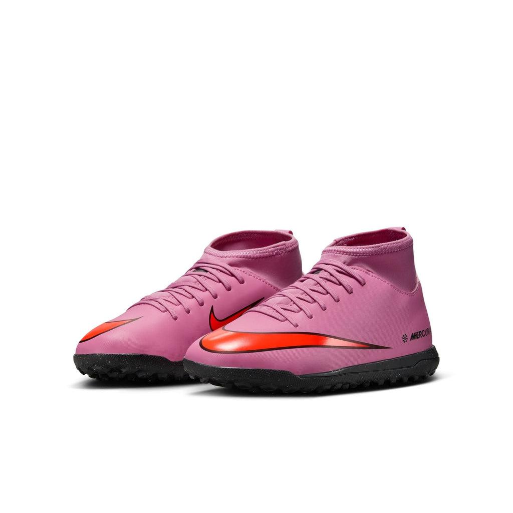 Nike Jr. Mercurial Superfly 10 Club Little/Big Kids' Turf High-Top Soccer Shoes
