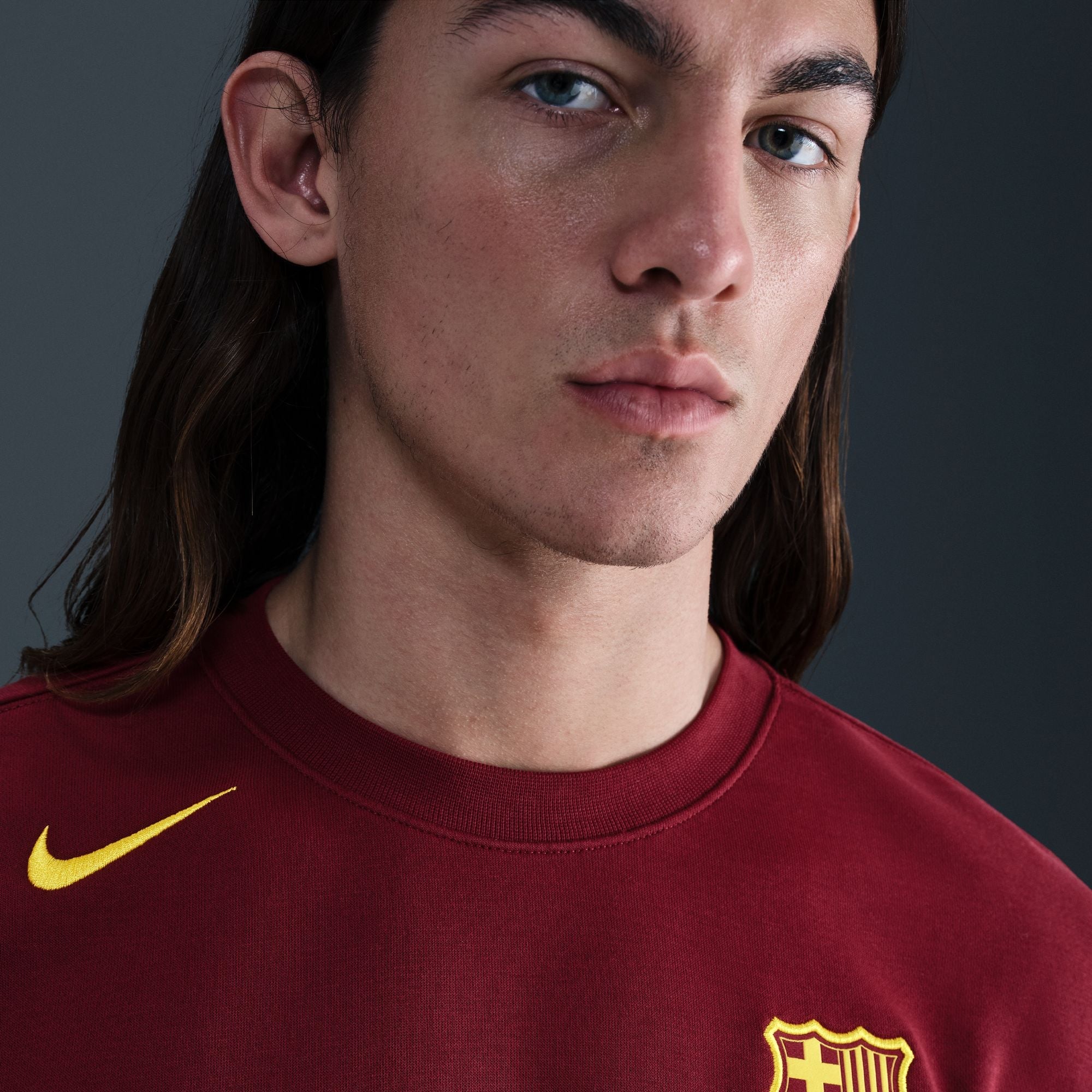 Nike FC Barcelona Club Fourth Men's Soccer Crew-Neck