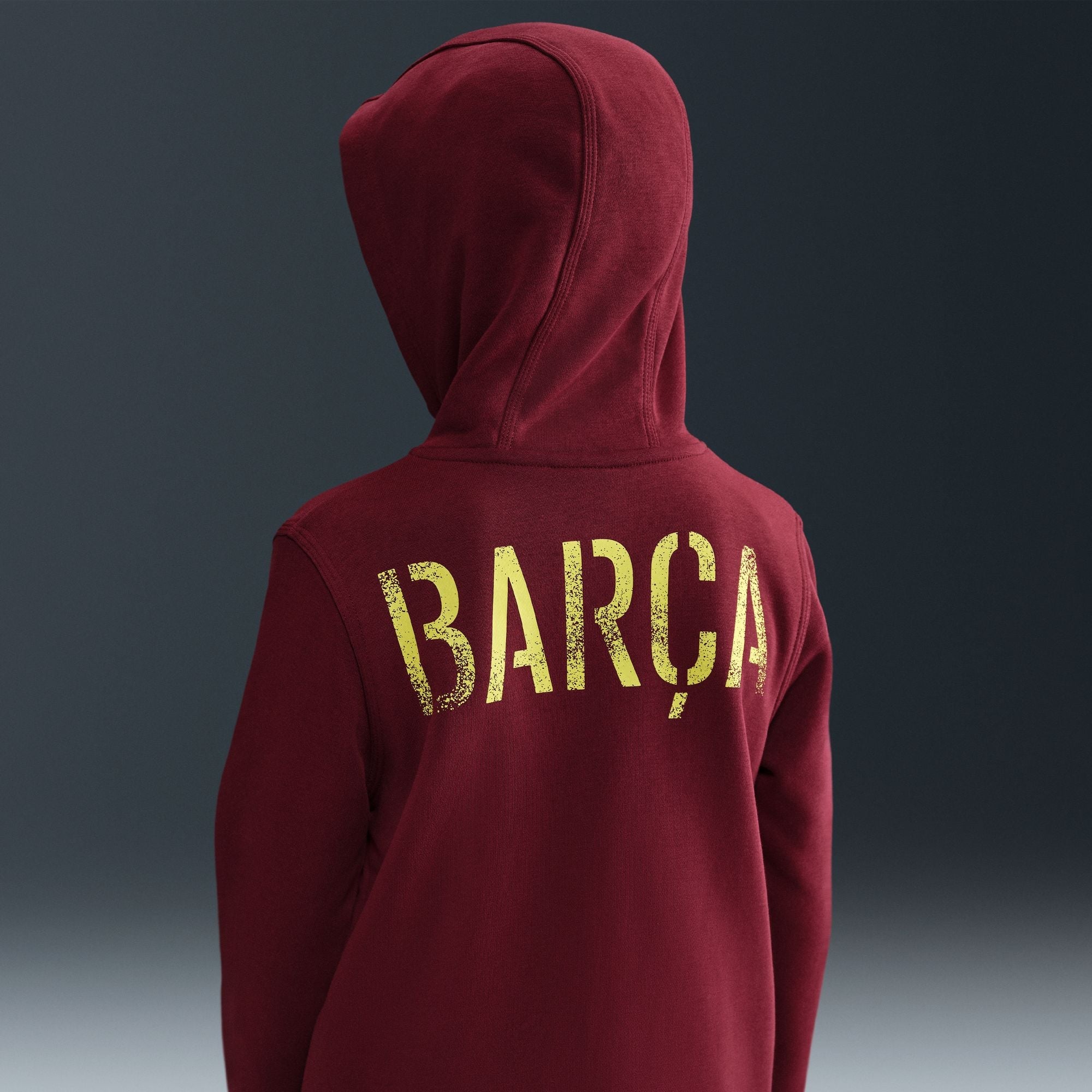 Nike FC Barcelona Club Fourth Big Kids' (Boys') Soccer Full-Zip Hoodie