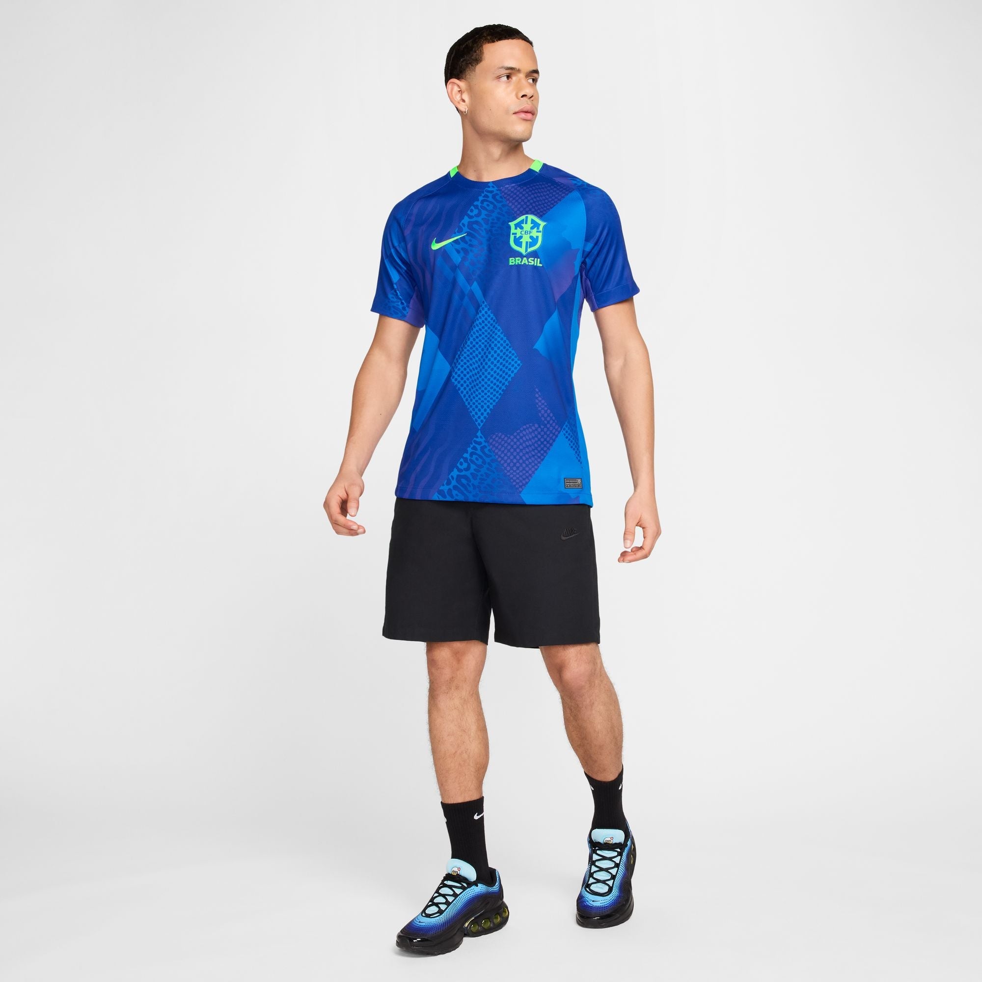 Nike Brazil 2025 Stadium Away (Women's Team) Men's Dri-FIT Soccer Replica Jersey