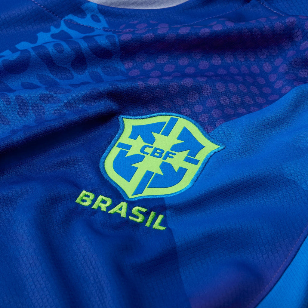 Nike Brazil 2025 Stadium Away (Women's Team) Big Kids' Dri-FIT Soccer Replica Jersey