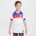 Nike England 2025 Stadium Home (Women's Team) Big Kids' Dri-FIT Soccer Replica Jersey