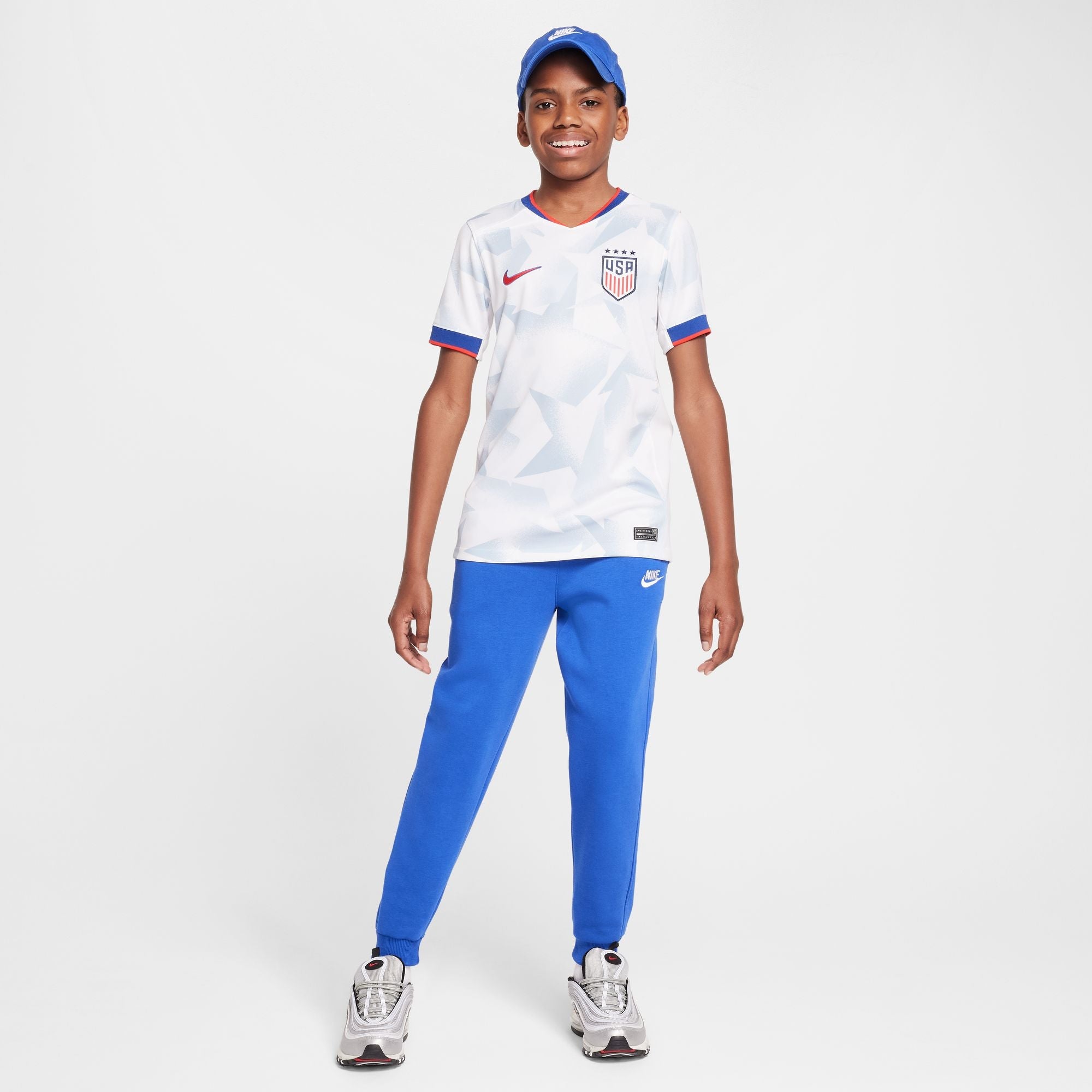 Nike USWNT 2025 Stadium Home (Women's Team) Big Kids' Dri-FIT Soccer Replica Jersey