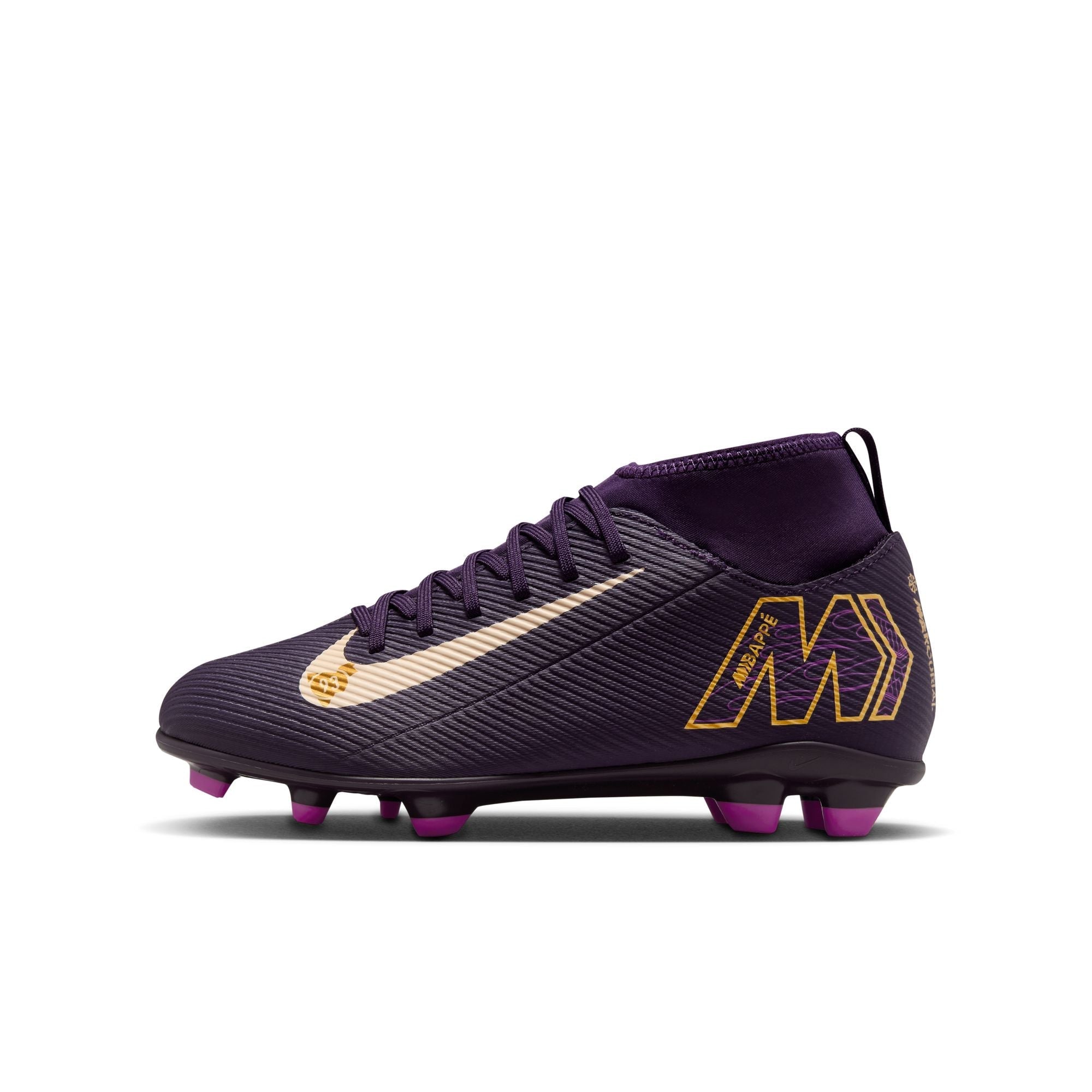 Nike Jr. Mercurial Superfly 10 Club "Kylian Mbappé" Little/Big Kids' MG High-Top Soccer Cleats