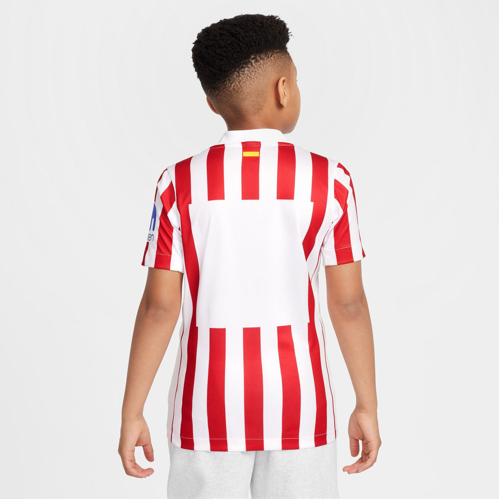Nike Atlético Madrid 2025/26 Stadium Home Big Kids' Dri-FIT Soccer Replica Jersey
