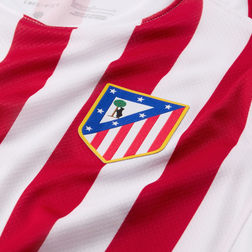 Nike Atlético Madrid 2025/26 Stadium Home Big Kids' Dri-FIT Soccer Replica Jersey