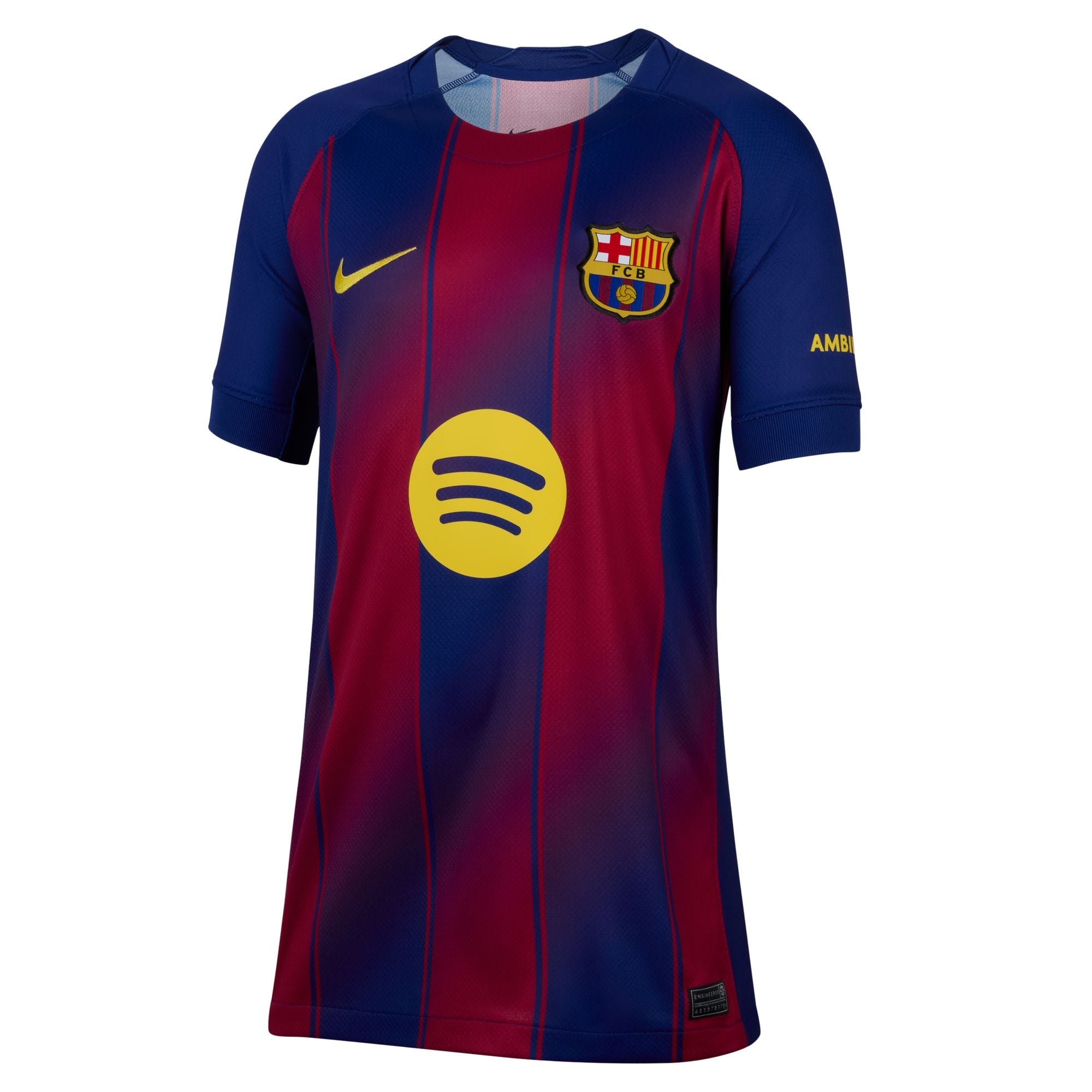 Nike FC Barcelona 2025/26 Stadium Home Big Kids' Dri-FIT Soccer Replica Jersey
