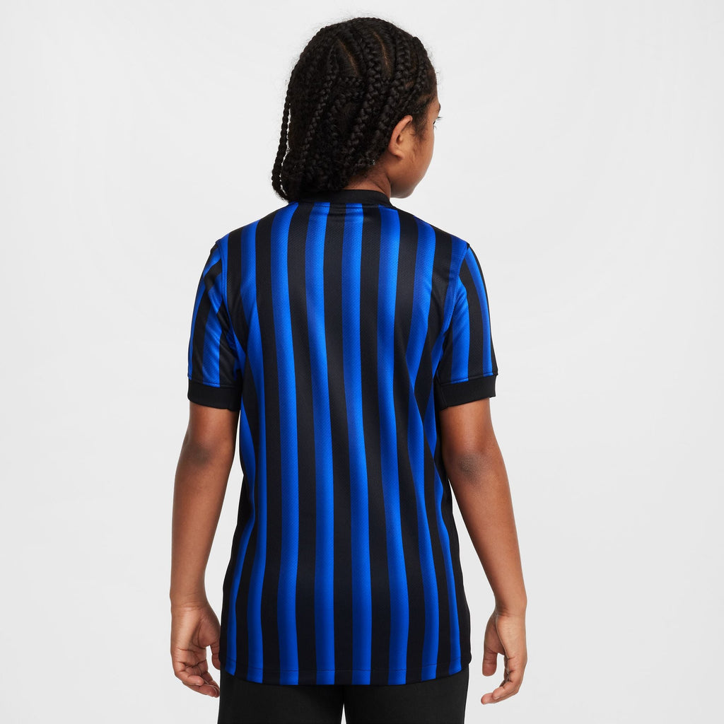 Nike Inter Milan 2025/26 Stadium Home Big Kids' Dri-FIT Soccer Replica Jersey