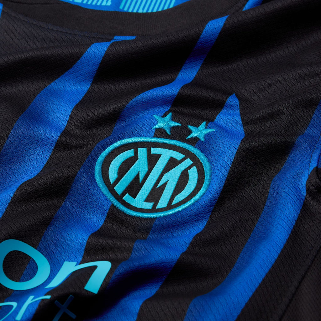 Nike Inter Milan 2025/26 Stadium Home Big Kids' Dri-FIT Soccer Replica Jersey