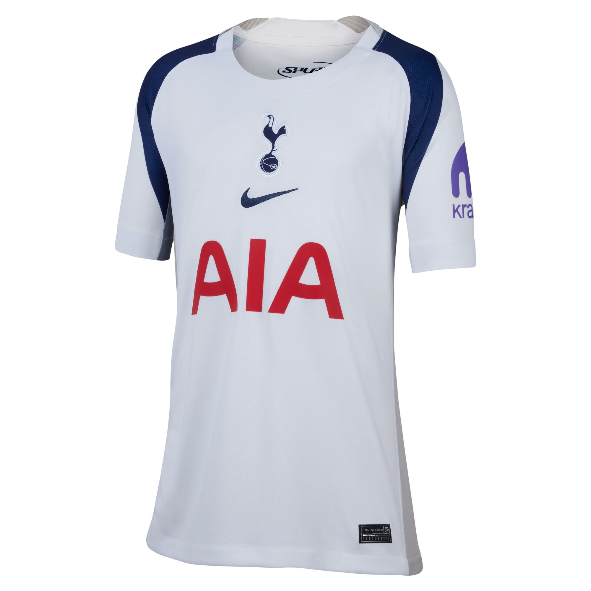Nike Tottenham Hotspur 2025/26 Stadium Home Big Kids' Dri-FIT Soccer Replica Jersey