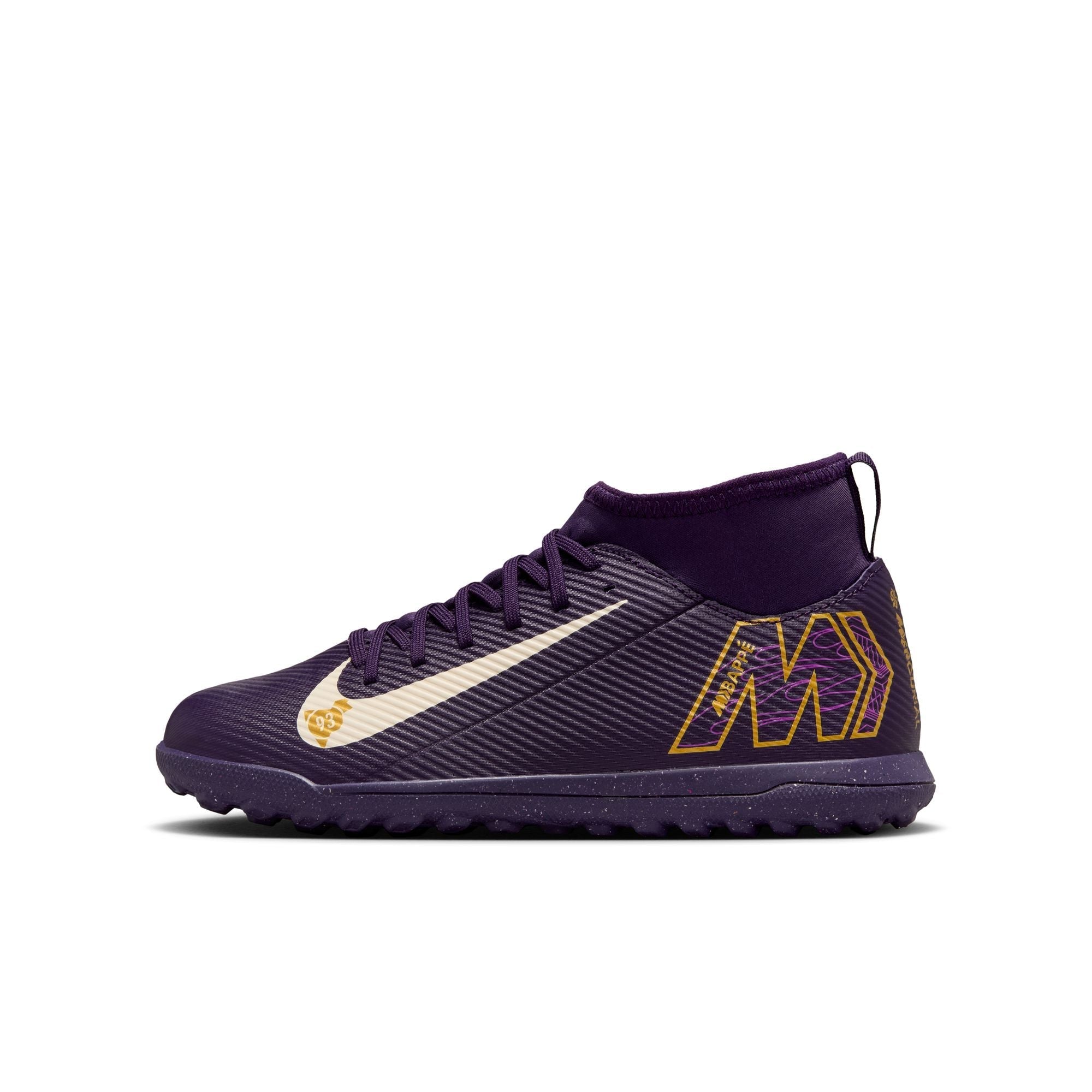 Nike Jr. Mercurial Superfly 10 Club "Kylian Mbappé" Big Kids' TF High-Top Soccer Shoes