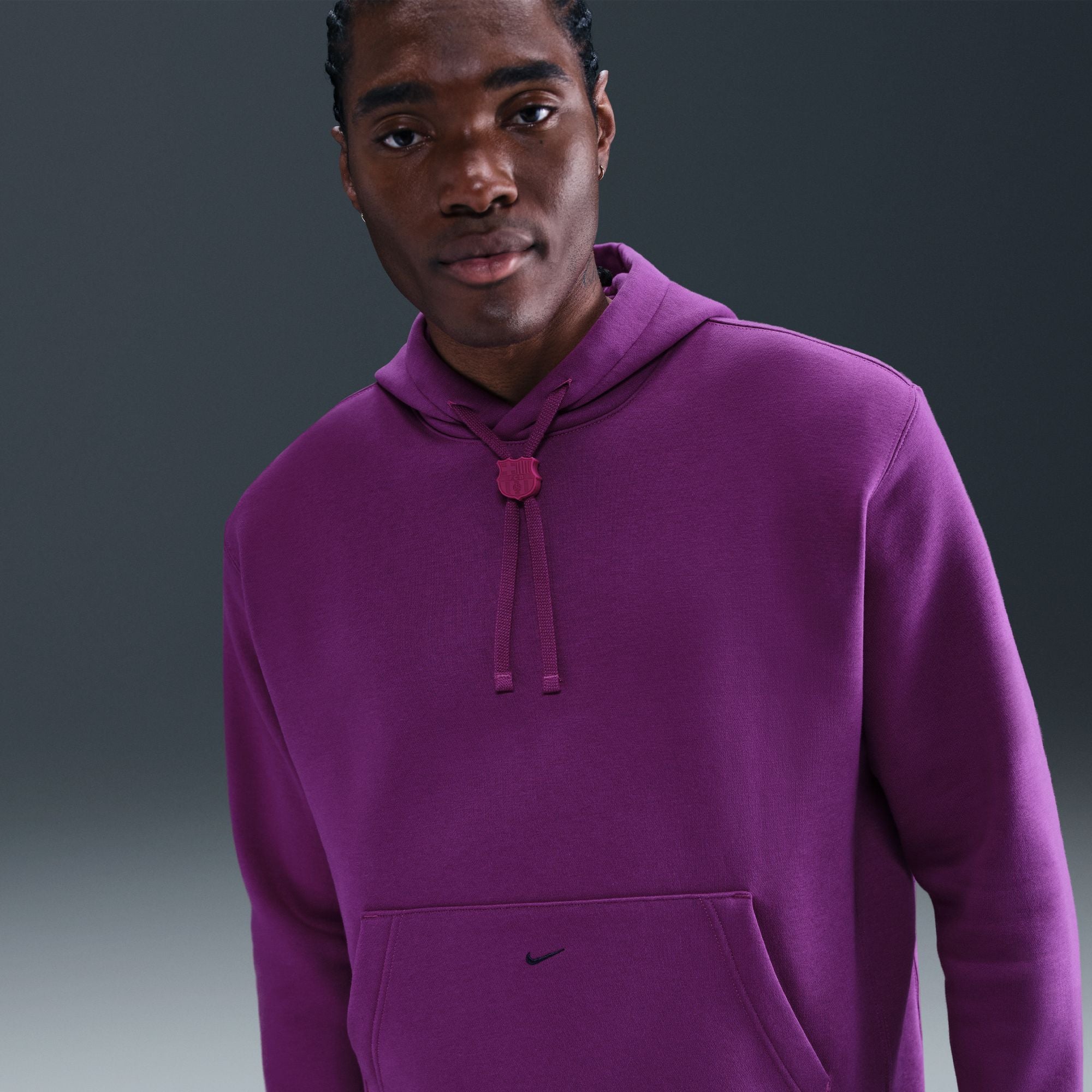Nike FC Barcelona Club Men's Soccer Pullover Hoodie