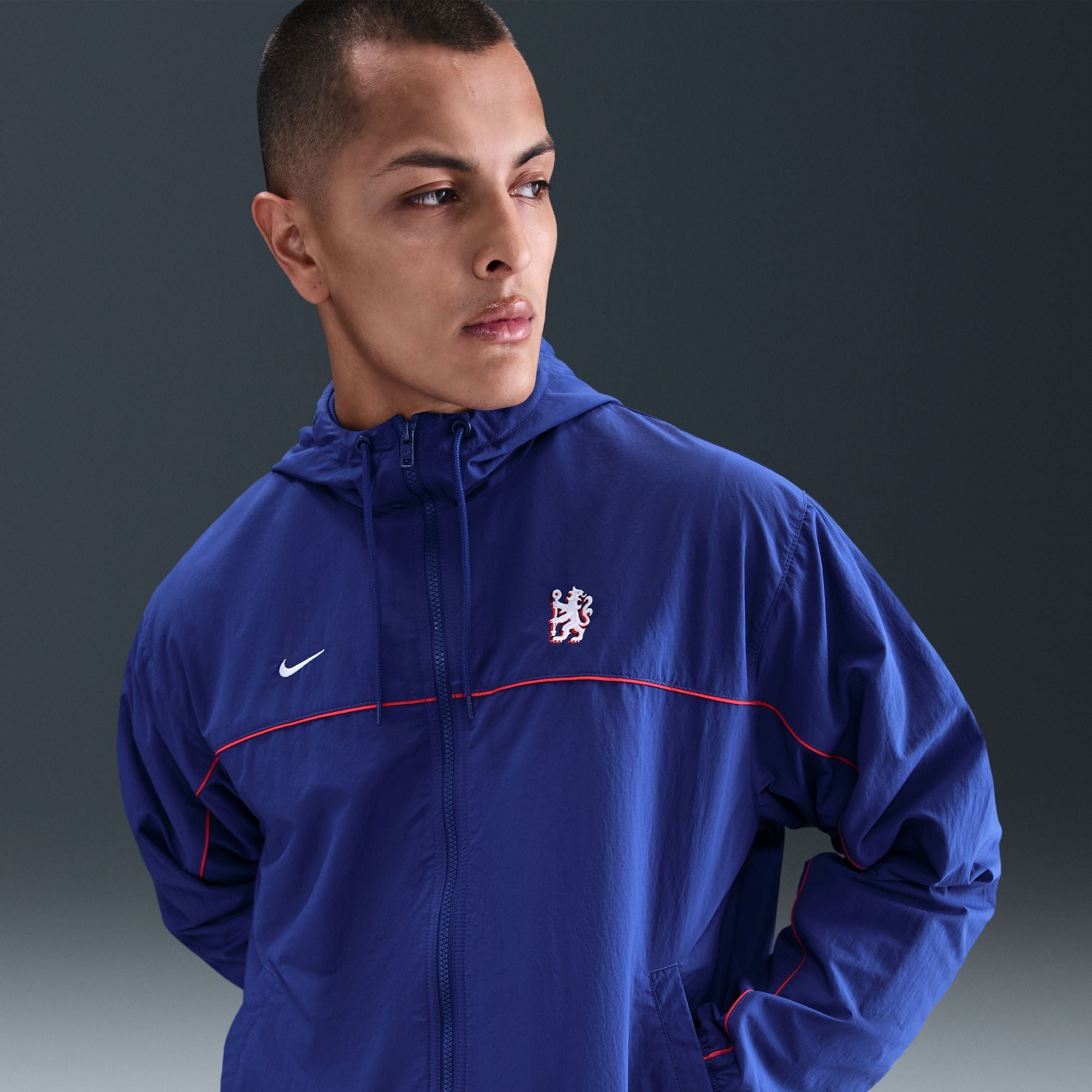 Nike Chelsea FC Club Men's Soccer Hooded Jacket