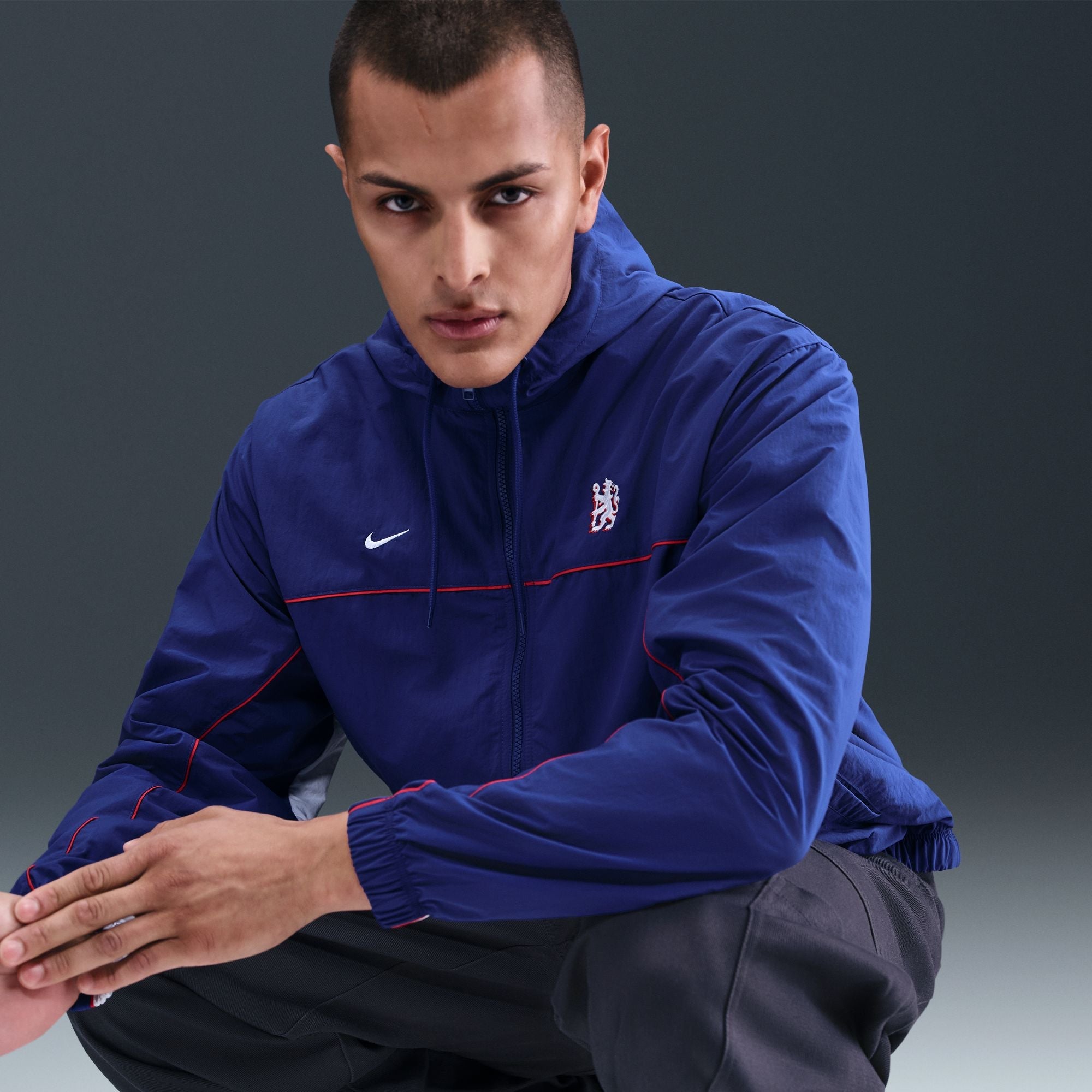 Nike Chelsea FC Club Men's Soccer Hooded Jacket