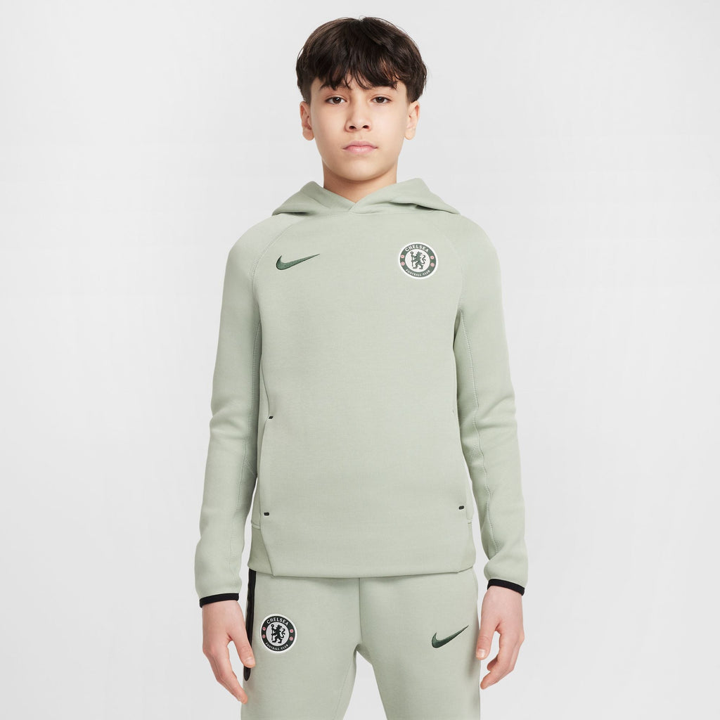 Nike Chelsea FC Tech Big Kids' (Boys') Soccer Fleece Pullover Hoodie
