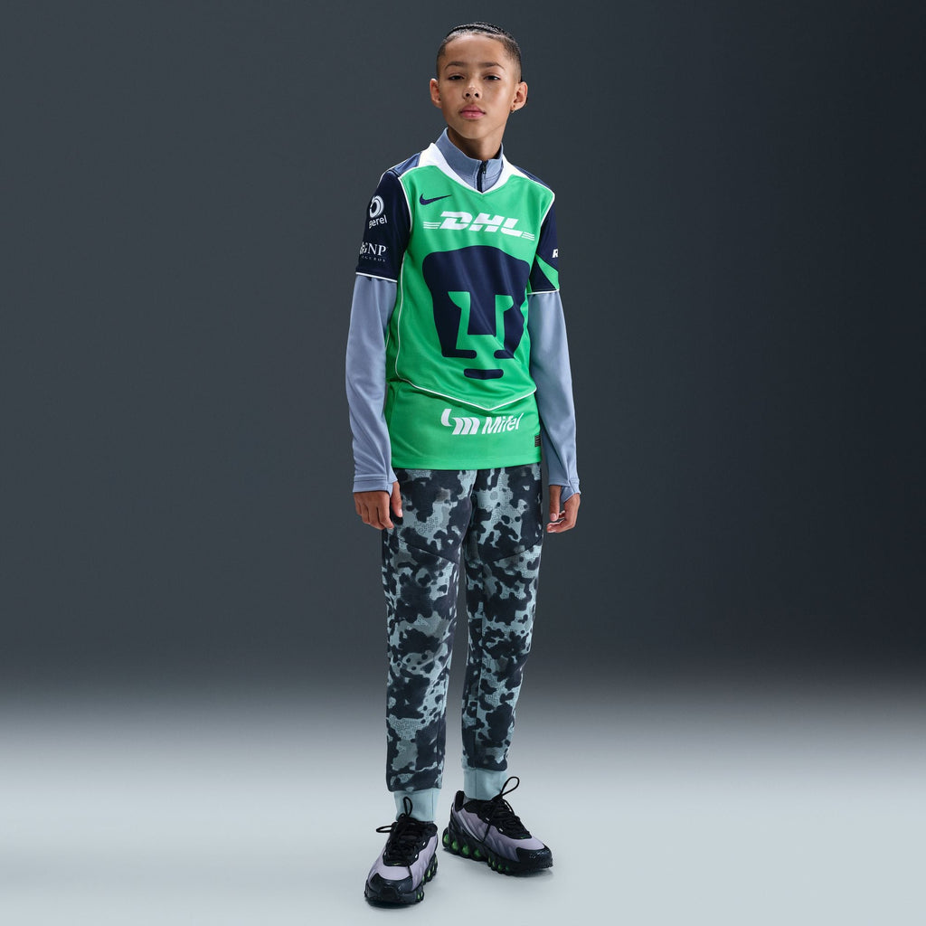 Nike Pumas UNAM 2025/26 Stadium Third Youth Dri-FIT Total 90 Soccer Replica Jersey