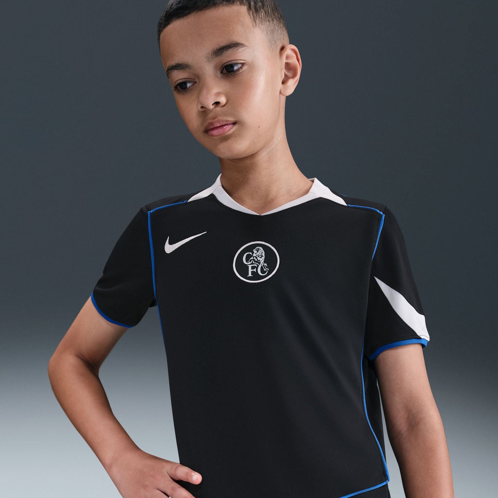 Nike Chelsea FC 2025/26 Stadium Third Big Kids' Dri-FIT Total 90 Soccer Replica Jersey