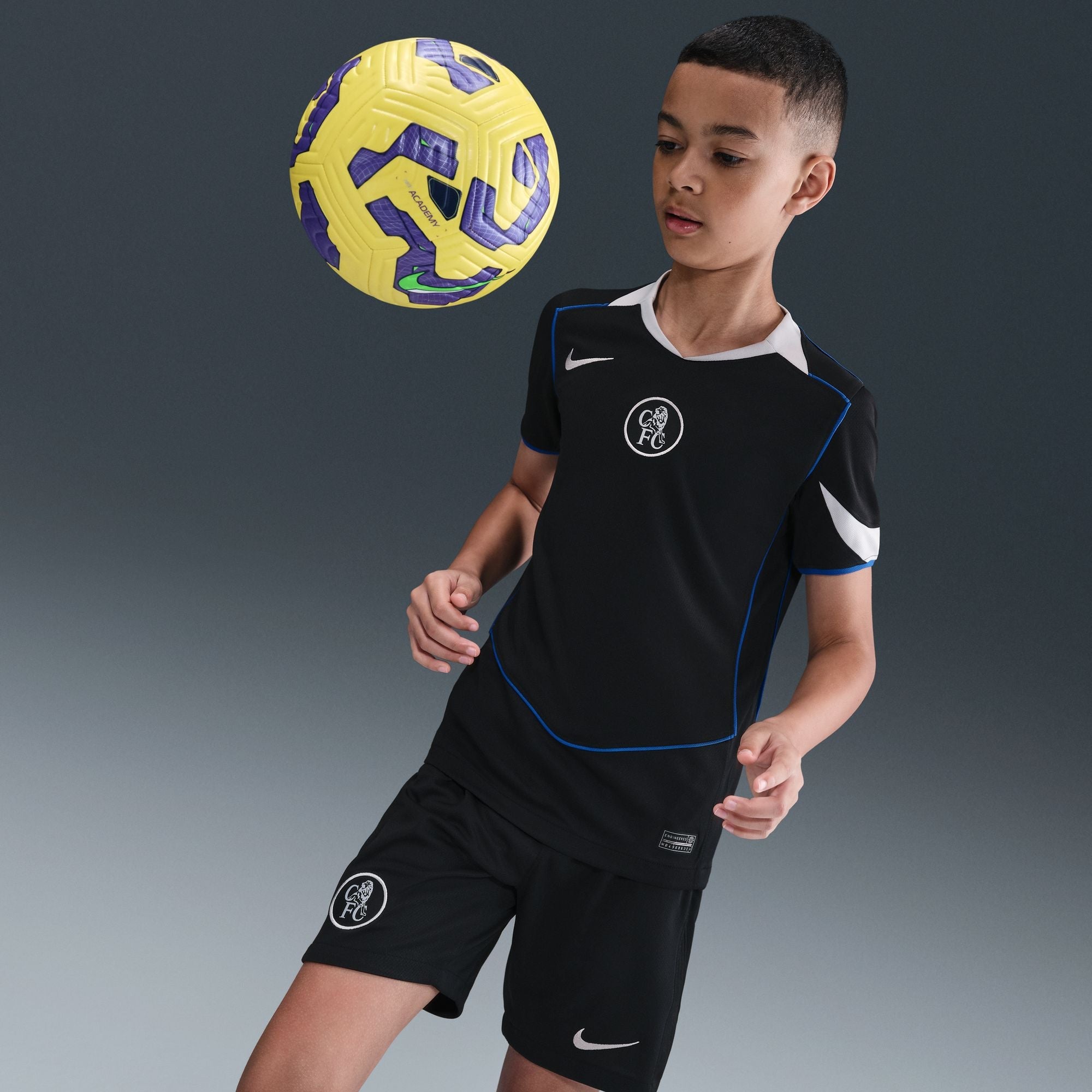 Nike Chelsea FC 2025/26 Stadium Third Big Kids' Dri-FIT Total 90 Soccer Replica Jersey
