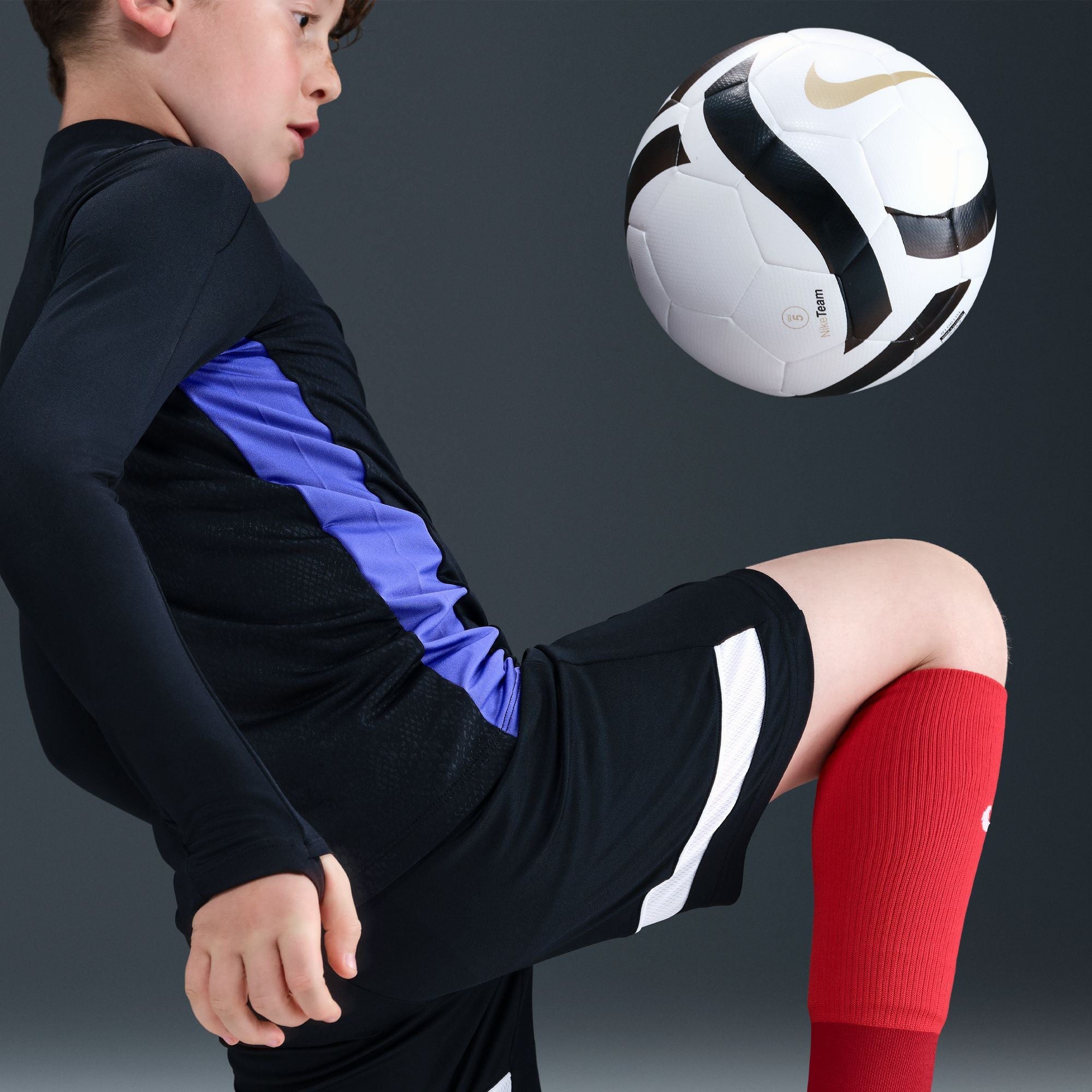 Nike Kobe Bryant FC Barcelona Strike Away Big Kids' Dri-FIT Soccer Pre-Match Drill Top