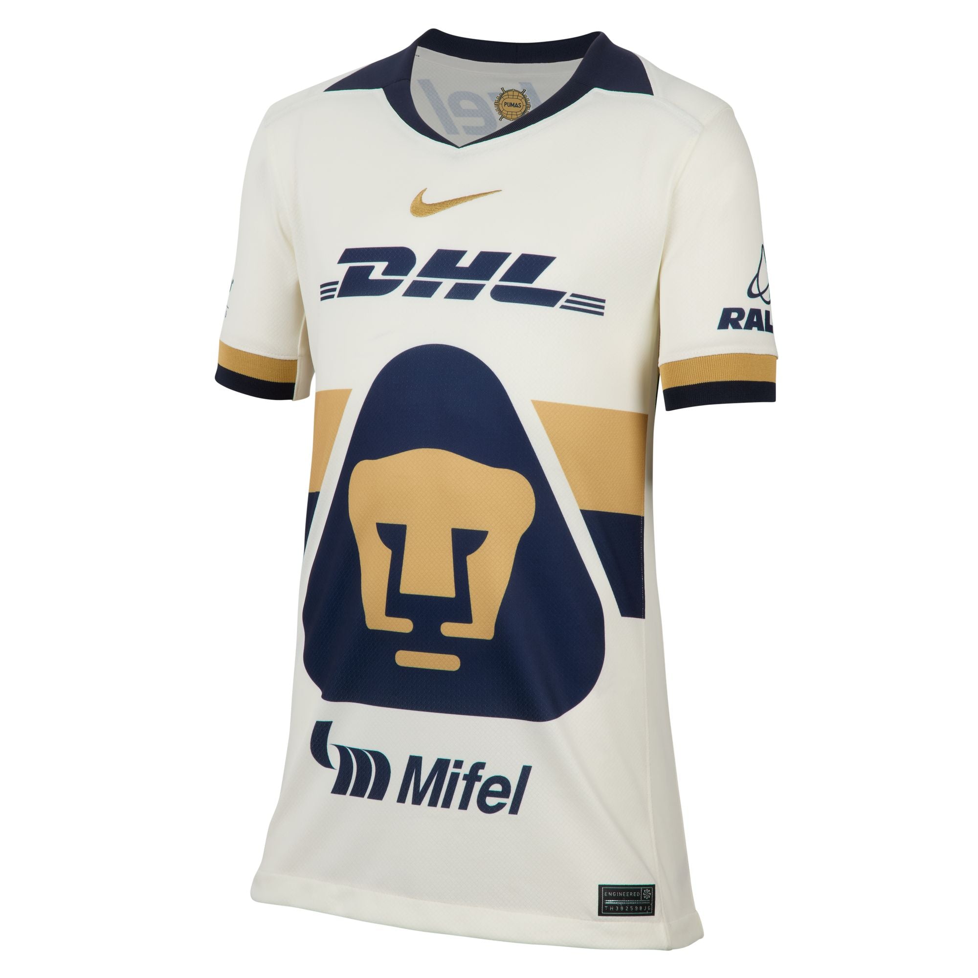 Nike Pumas UNAM 2025/26 Stadium Home Big Kids' Dri-FIT Soccer Replica Jersey