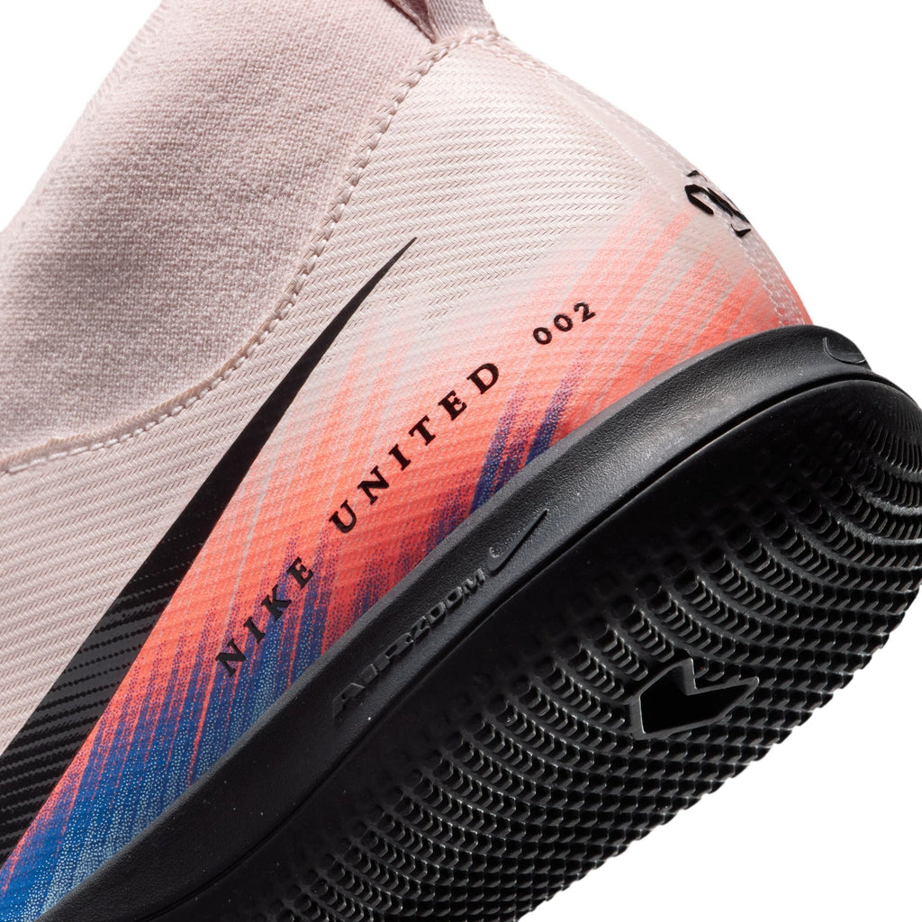 ike United Jr. Mercurial Superfly 10 Academy Big Kids' Indoor/Court High-Top Soccer Shoes
