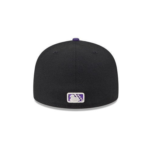 Albuquerque Isotopes MiLB New Era Men's Black/Purple 59Fifty Alternate Authentic Collection Fitted Hat